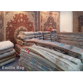 Handmade Persian Silk Carpet Four Season Design